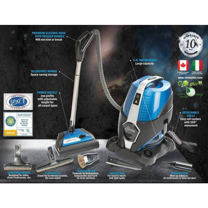 Sirena System Water Filtration Vacuum Cleaner Info